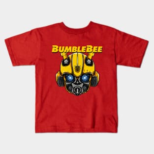 the yellow mecha head Kids T-Shirt